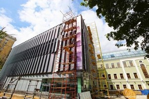Строительство Дома русского зарубежья имени Александра Солженицына началось в ноябре 2015 года по решению правительства Москвы
